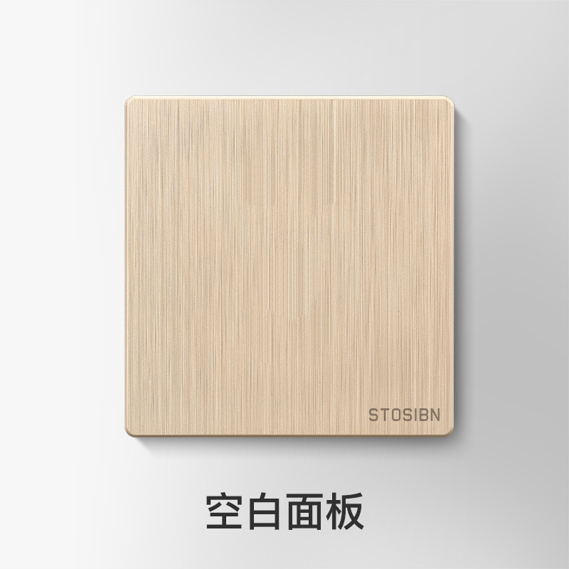 Blank panel (cover plate)