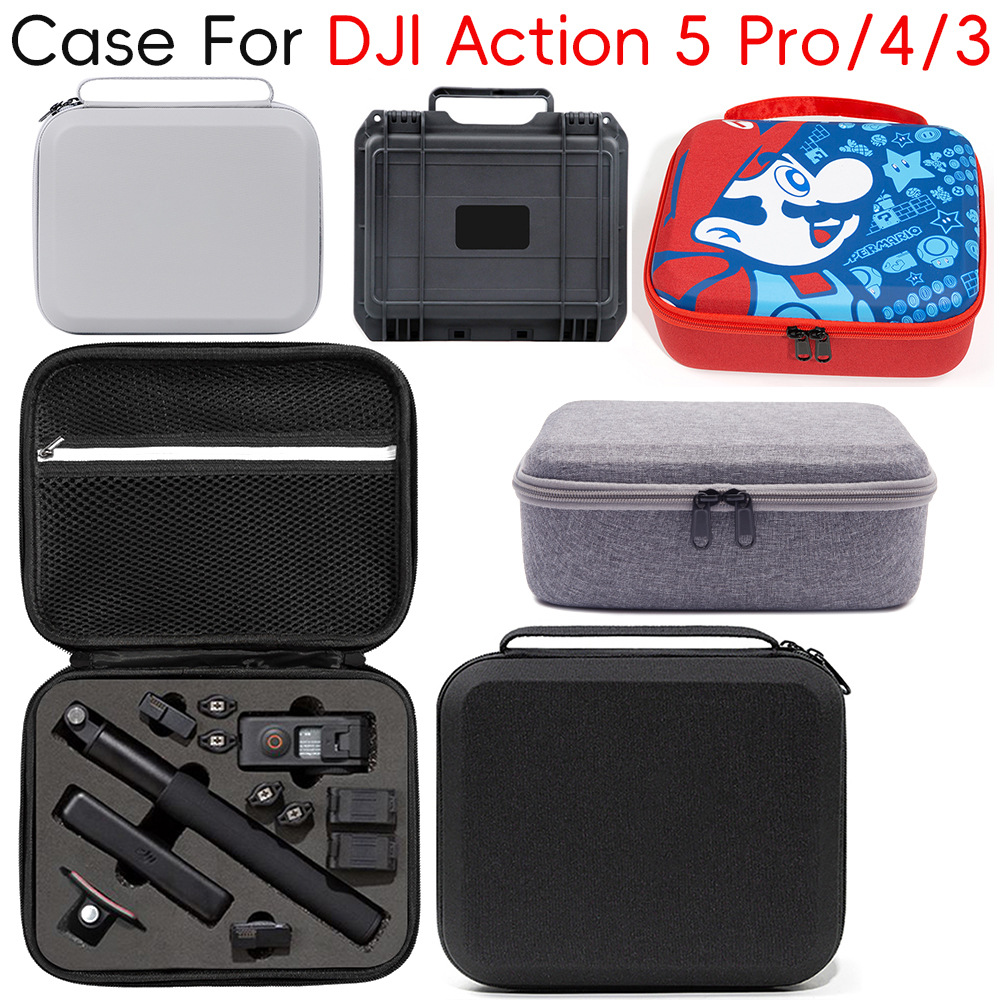 Adecuado para DJI Action 4/5pro cámara deportiva bolsa de cosméticos bolso de mano DJI osmo Osmo 4