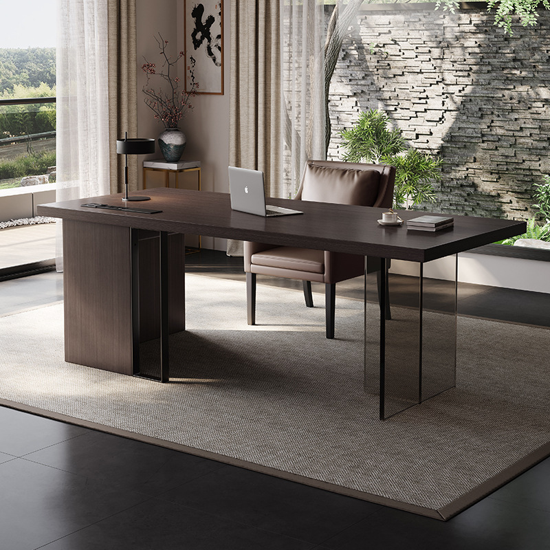 Italian High-End Acrylic Suspended Desk Home Living Room Sofa Long Table Workbench Modern Light Luxury Desk