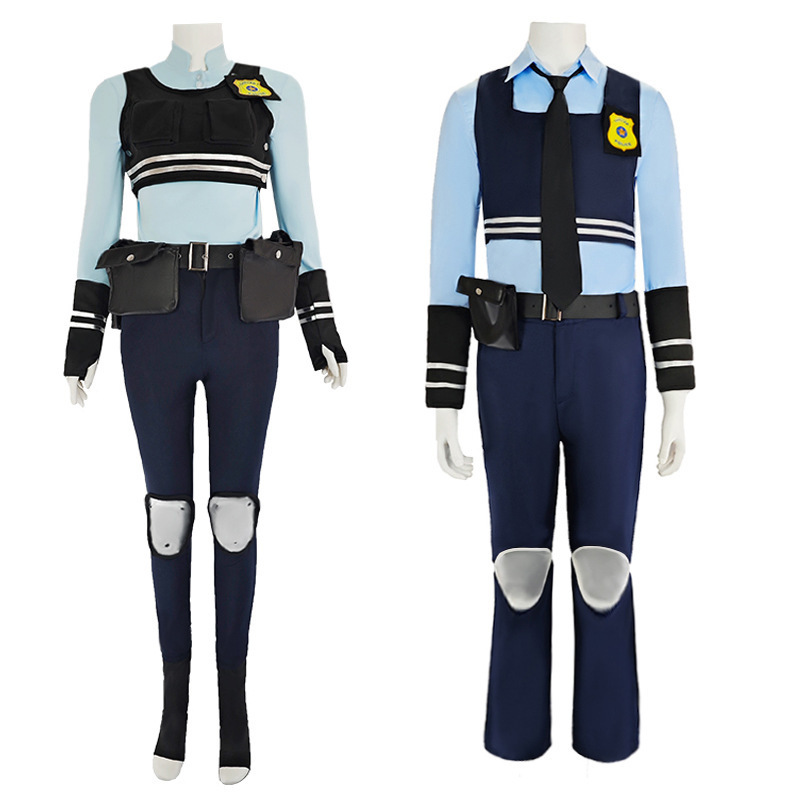 异裳织梦家万圣节服装疯狂动物城兔子警官judy朱迪cosplay漫展动|undefined