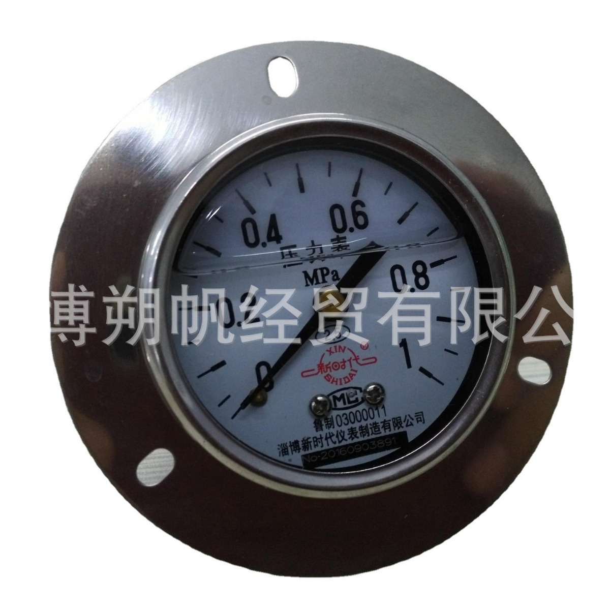 销售淄博8250柴油机 0-1.0MPa 耐振压力表YBN-60ZT