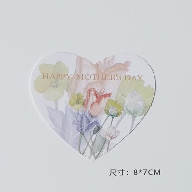 Día de la diosa de la mujer red pastel horneado decoración de mano claveles taza de barril transparente bolsa de mousse embalaje