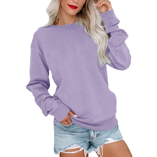 Quality 2024 autumn style temperament velvet sweater women's sweater pullover round neck regular women's sweater