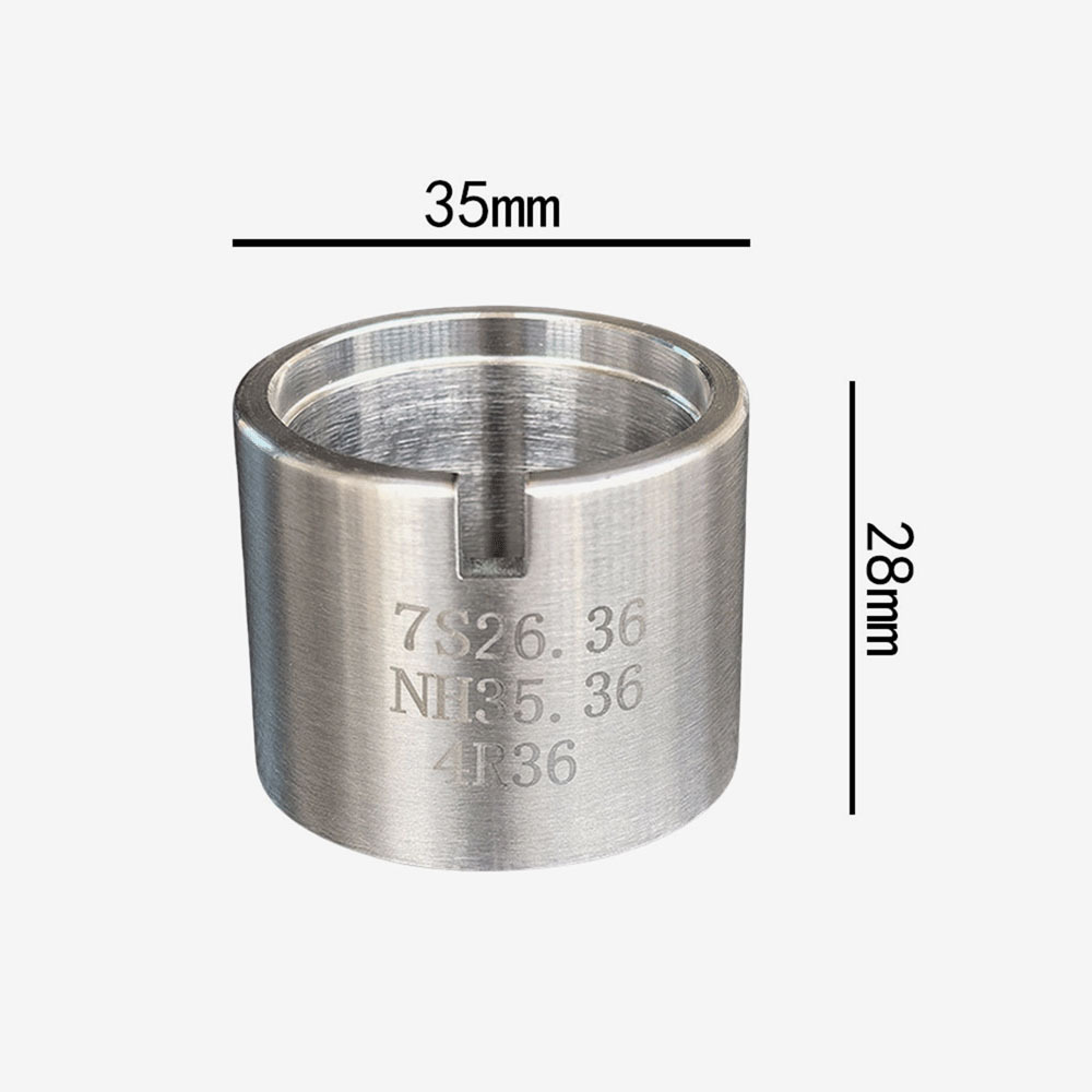 修表工具 不锈钢机芯底座固定座精工SKX007 NH35 36 7S26 7S36 4R