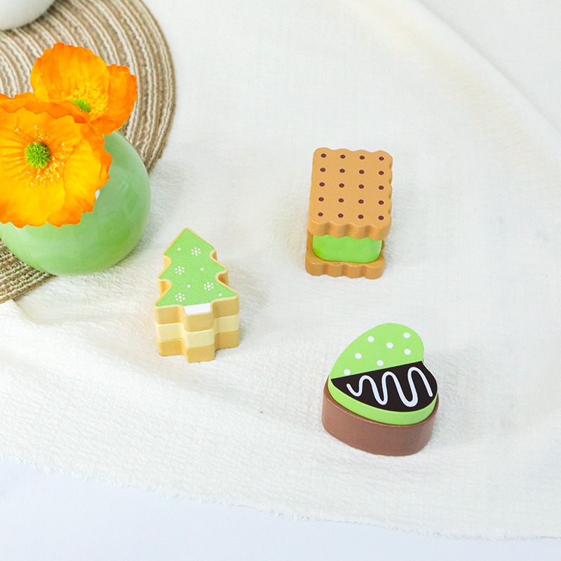 Mini tienda de postres de simulación Decoración de juegos de comida de jardín de infantes Donut Cake Vajilla Juego de juguetes para niños