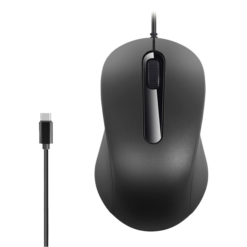 Cross-Border In-Stock Type-C Wired Mouse Compatible with Mac Book Neo Laptops, Tablets, and Mobile Phones