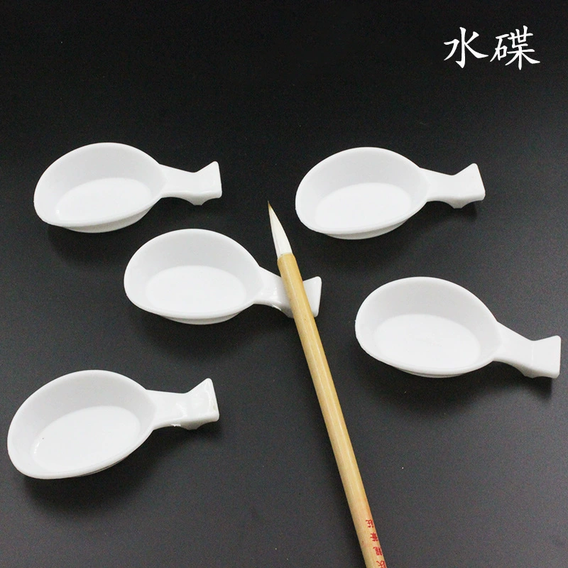 Пластиковый держатель ручки для воды водяная тарелка чернильная тарелка держатель ручки четыре сокровища учебной комнаты держатель чернильной ручки учебный класс кисть для письма