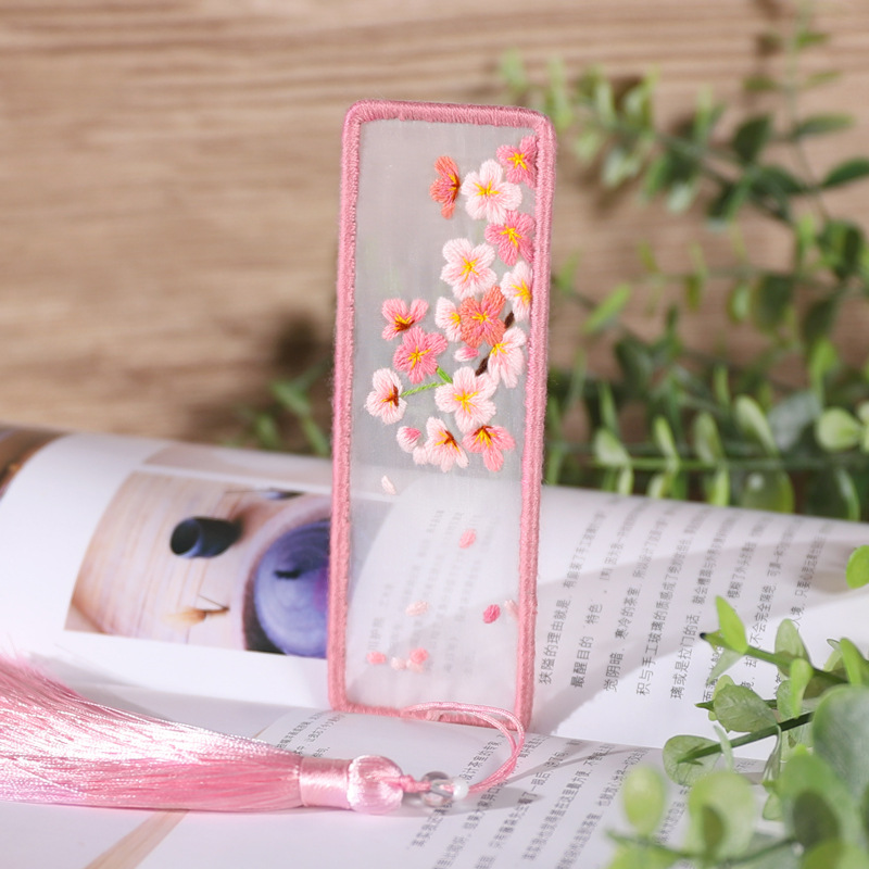 Bordado DIY auto bordado a mano principiante material de ventilador de banda banda banda de bordado cinta de bordado bolso de bordado su