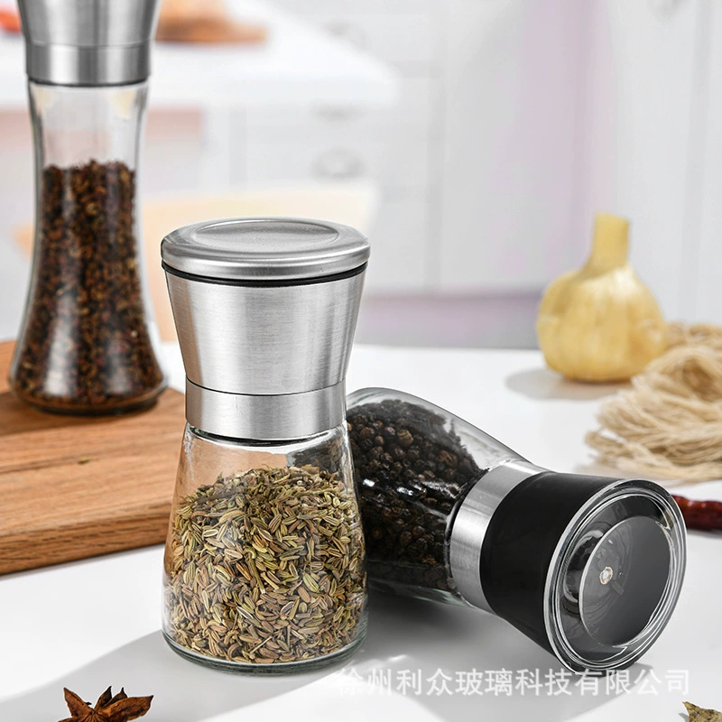 Чоппер, морская соль, нержавеющая сталь, стеклянная бутылка
