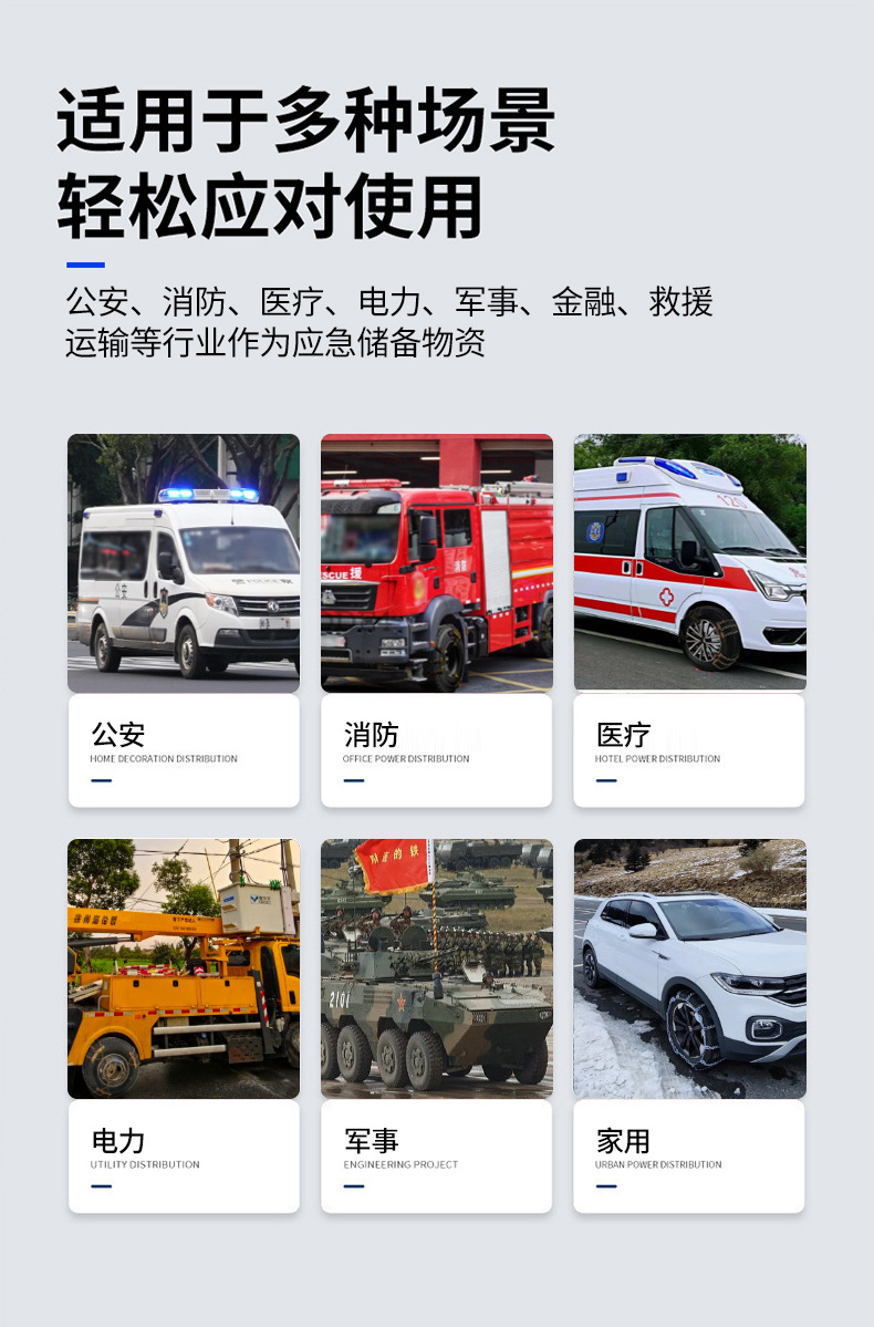 Truck tire anti-skid chains without nails, universal type, alloy steel, thickened, wear-resistant tire chains