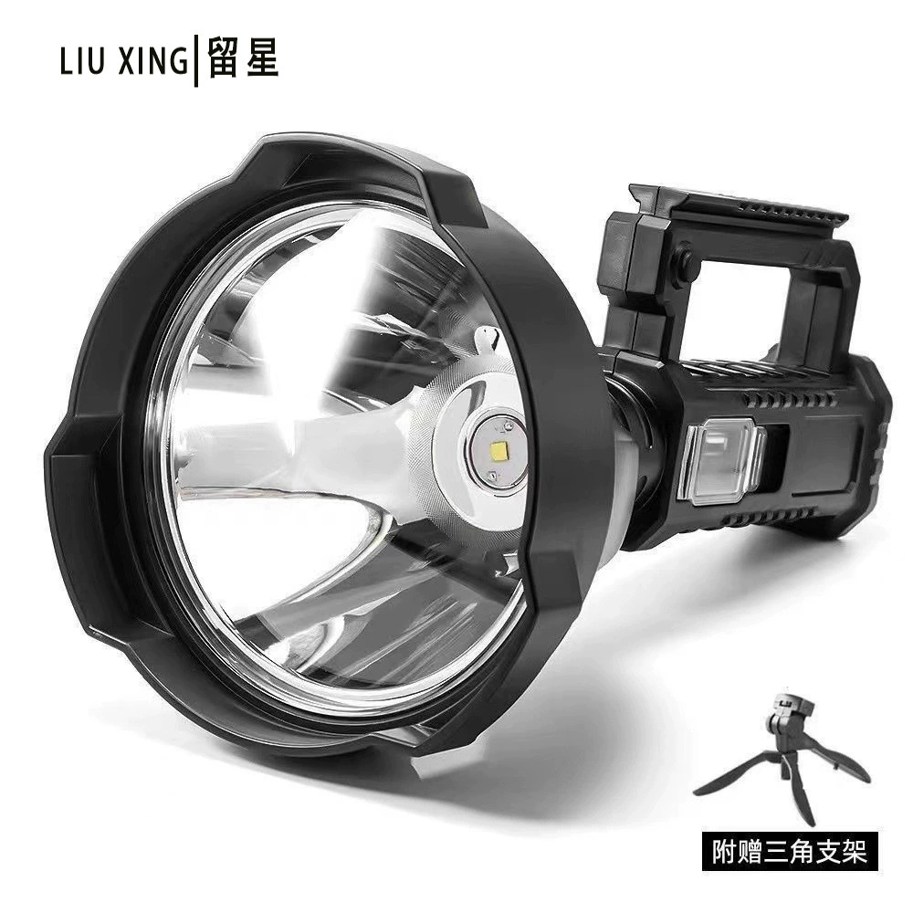 Портативная ручная LED-фонарь, водонепроницаемая лампа, прожектор с зарядкой, (кросс-граничная торговля), высокая мощность