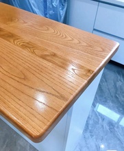 定 做松木板榆木台面实木吧台桌面窗台板原木实木层板隔板楼梯踏