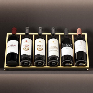 High-end Wine Rack Household Desktop Oblique Wine Cabinet Ornaments Restaurant Wine Cabinet Display Rack