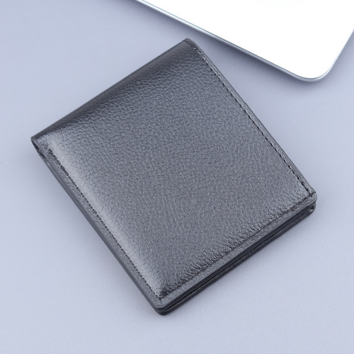 Men's short wallet wholesale cross-border e-commerce men's wallet men's wallet no LOGO factory 6 cards