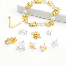 ��18K14K���ɫ΢���ʯդ��˫����׹����diy���������������