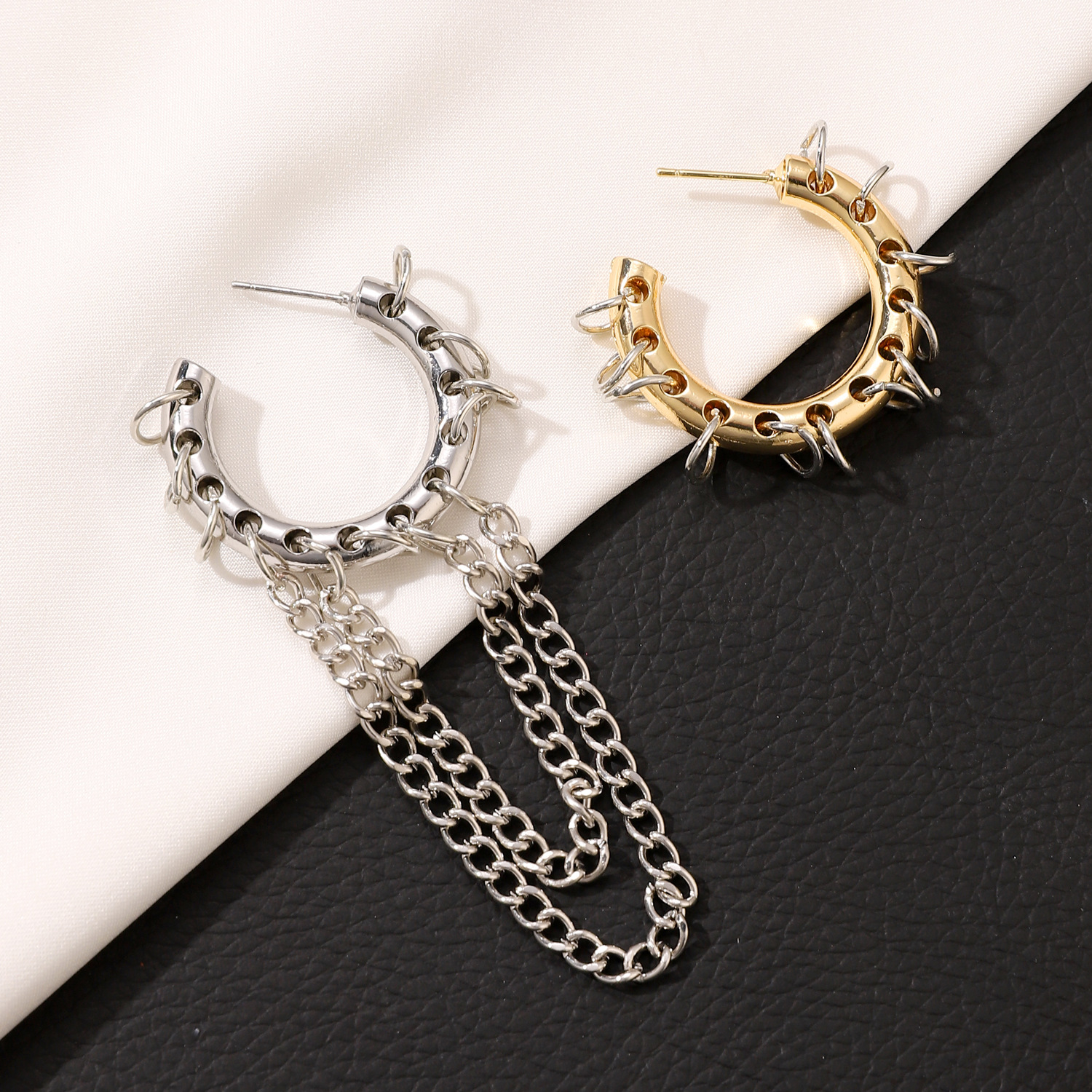 Women's Gender 1 Pair Punk Geometric Plating Alloy Earrings