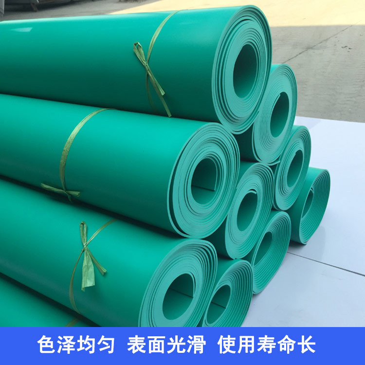PVC工作台耐酸软板防潮地垫车间走廊铺地板平面塑胶软胶皮pvc软板-阿里巴巴
