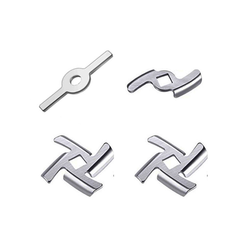 Recomendar Mingjian hogar picadora de carne accesorios hoja Acero inoxidable cuchillo buey cabeza Rongshida oso espiral varilla