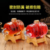 goods in stock Faucet Glass Cask seal up Beverage containers ginseng Wine bottle 1L Glass Tanks Vintage Juice cans