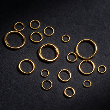 18K����ɫ���P��_��Ȧ耳�Ȧ����������diy�Ʒ����B�hȦȦ