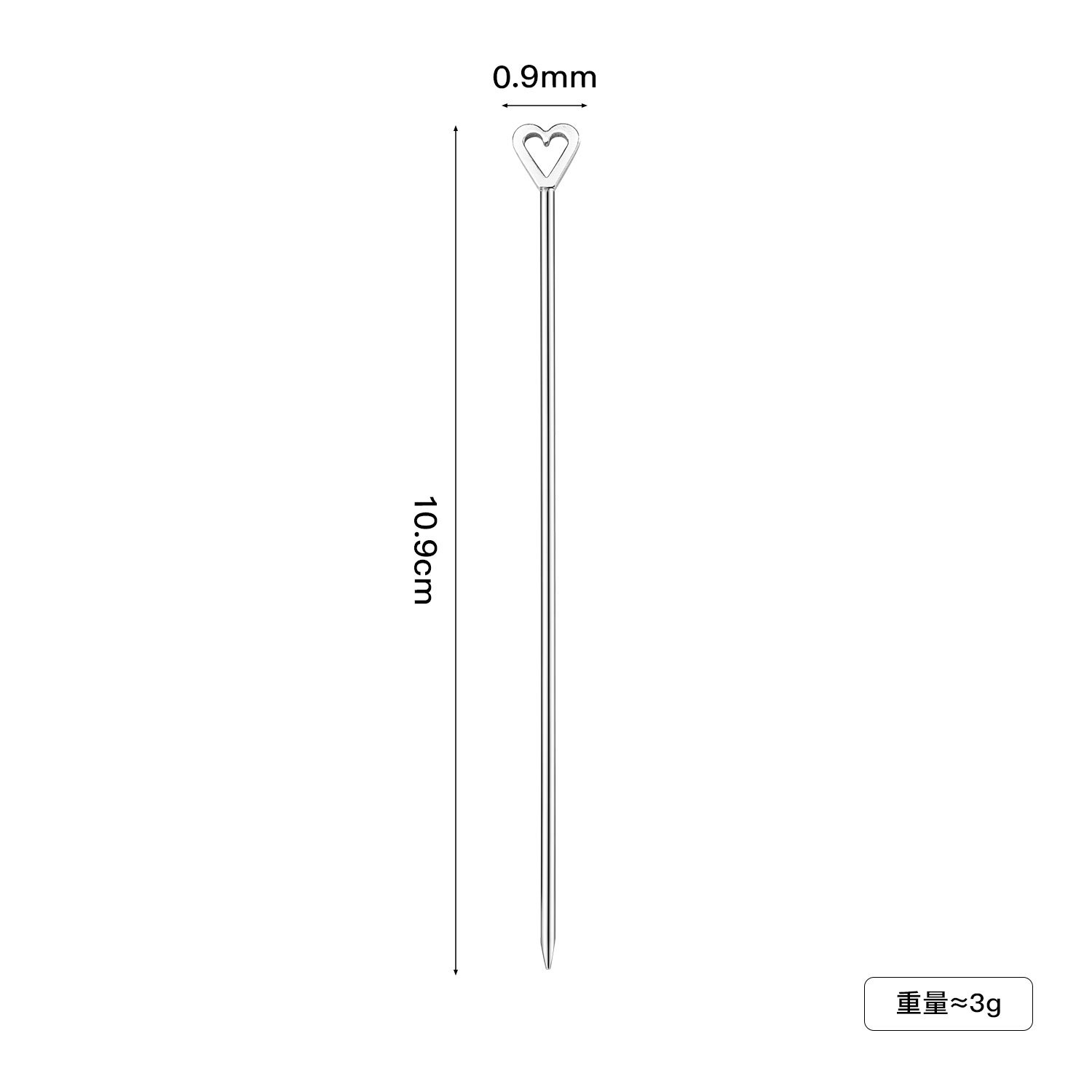 La fábrica suministra al por mayor brochetas de cóctel de acero inoxidable 304, agujas para frutas, agujas decorativas para mezclar y agujas para servir frutas.