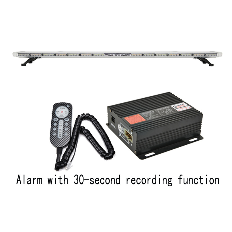 Car long-line warning light LED strobe light with recording alarm and high-pitched speaker 1.8m Strobe light 8400-4H