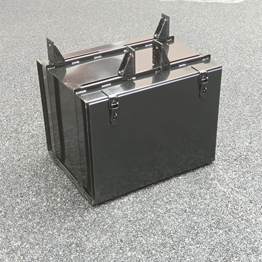Caja de herramientas de camión de acero grueso gran tamaño Dongfeng Jianghuai Futian Jiefang Heavy Truck Shaanxi Automobile Carry External Case