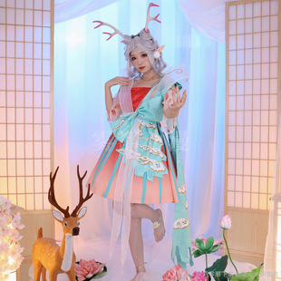 雾都王者荣耀cos服瑶遇见神鹿瑶妹cosplay女装二次元动漫服女套装-阿里巴巴