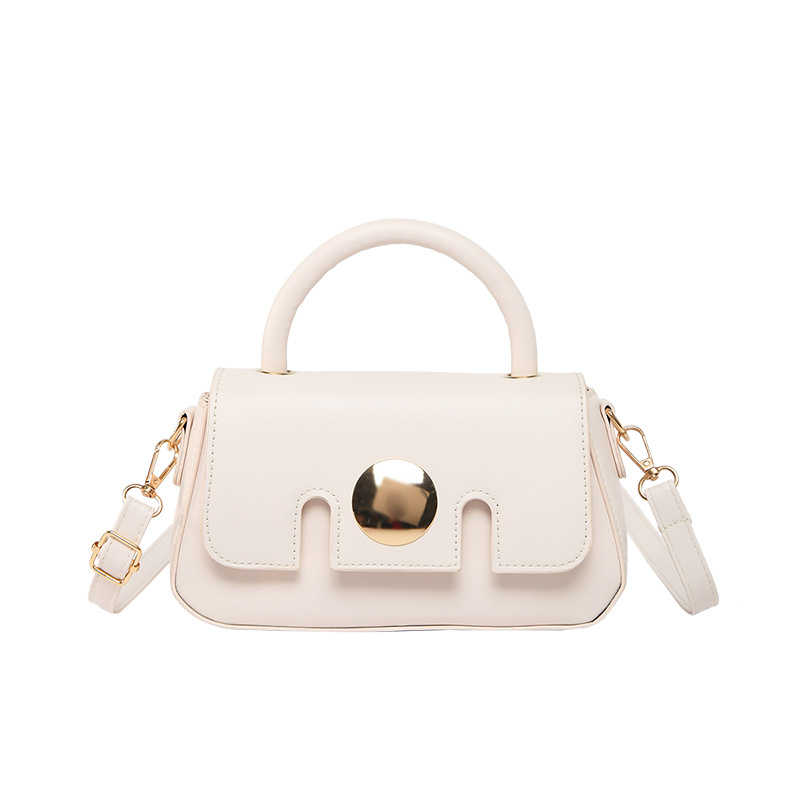 Bolso de un solo hombro de estilo occidental simple de moda de personalidad francesa 2025 primavera nueva versión coreana bolso pequeño de mensajero casual