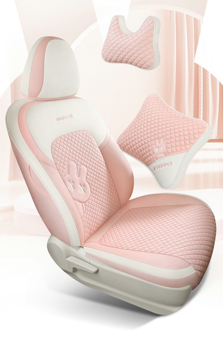 24 Euler Good Cat Seat Cover All-inclusive Autumn and Winter Four Seasons Fabric Linen Seat Cover Interior Modification Special Car Cushion