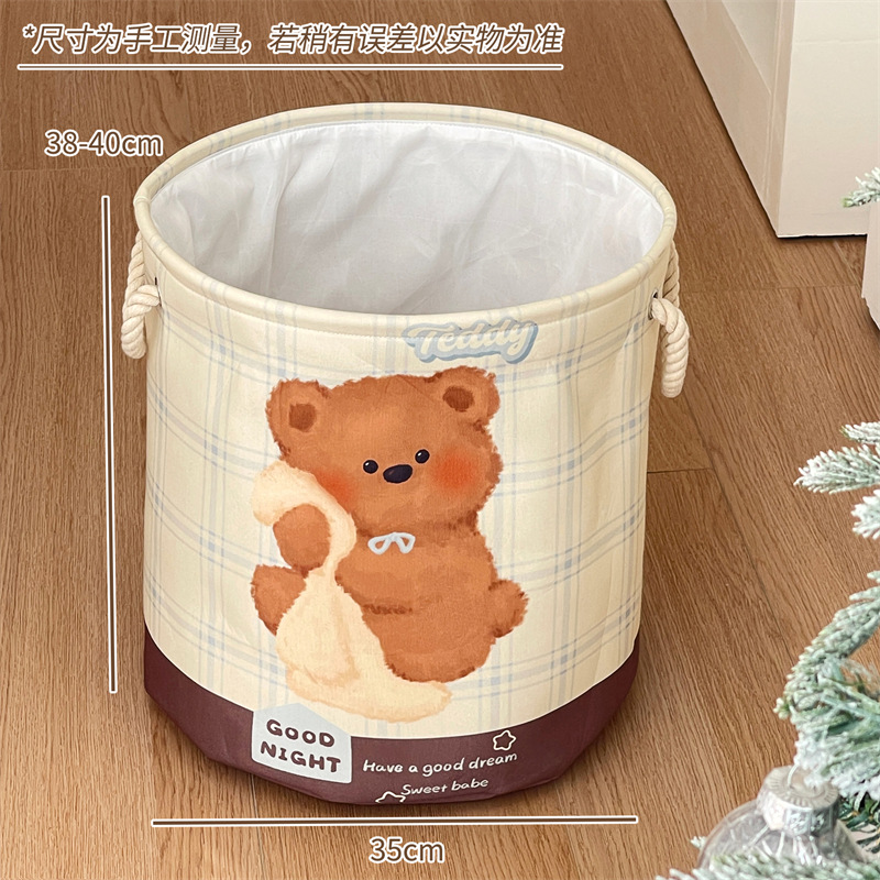 Cesta de ropa sucia, canasta de ropa sucia plegable para baño, dormitorio de estudiantes, canasta de almacenamiento de ropa sucia para uso doméstico, canasta de lavandería de alto valor