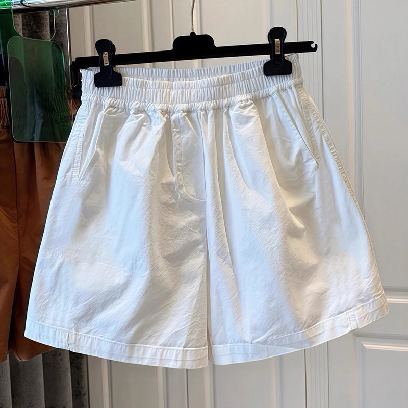 Plus-size women's clothing 2026 summer thin high-waisted casual A-line shorts for plus-size women, loose and slimming wide-leg pants Plus-size women's clothing 2026 summer thin high-waisted casual A-line shorts for plus-size women, loose and slimming wide-leg pants