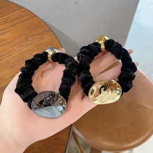 2024新款高级感小肠发圈女小香风头绳高弹力橡皮筋后脑勺扎低马尾