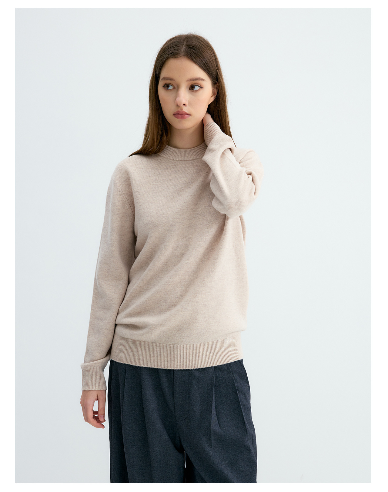 UNF Merino Wool Half-Turtleneck Sweater