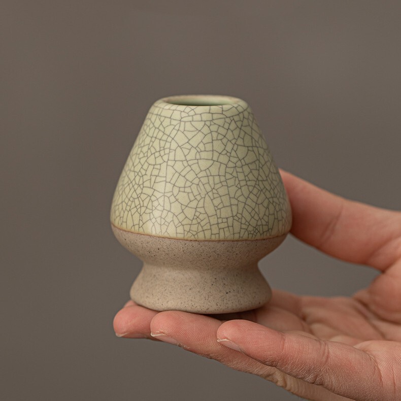 Creative Ceramic Tea Whisk Holder Song Dynasty Tea Tool Tea Accessory Japanese Matcha Tea Set Creative Ceramic Tea Whisk Holder Song Dynasty Tea Tool Tea Accessory Japanese Matcha Tea Set