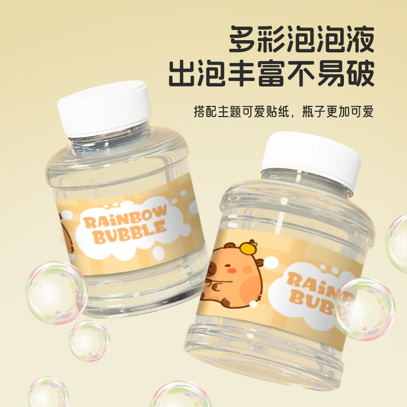 新款卡皮巴拉吹泡泡机儿童手持电动全自动泡泡枪儿童玩具批发摆摊|undefined