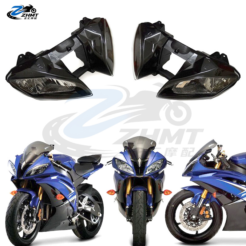 Suitable for Yamaha YZF R6 08-16 years Motorcycle front headlight assembly Headlight accessories