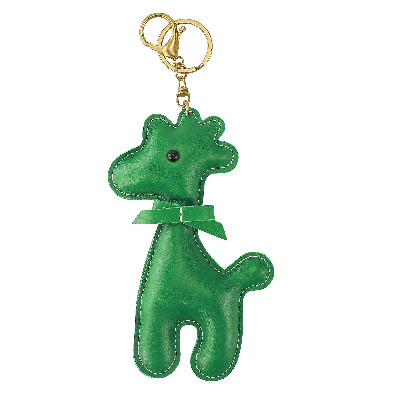 Colgante de oveja Tuo Colgante de bolso de cuero Piel de vaca de primera capa Animales de oveja Tuo en forma de llavero Colgante de equipaje