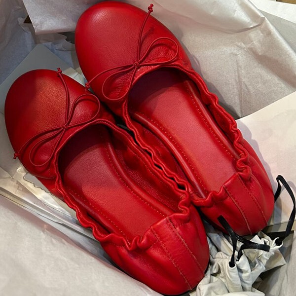 In-Stock Version~French-Style Shallow Slip-On Shoes for Women, Ballet Flats, Flat Bowknot Loafers, Granny Shoes for Women In-Stock Version~French-Style Shallow Slip-On Shoes for Women, Ballet Flats, Flat Bowknot Loafers, Granny Shoes for Women