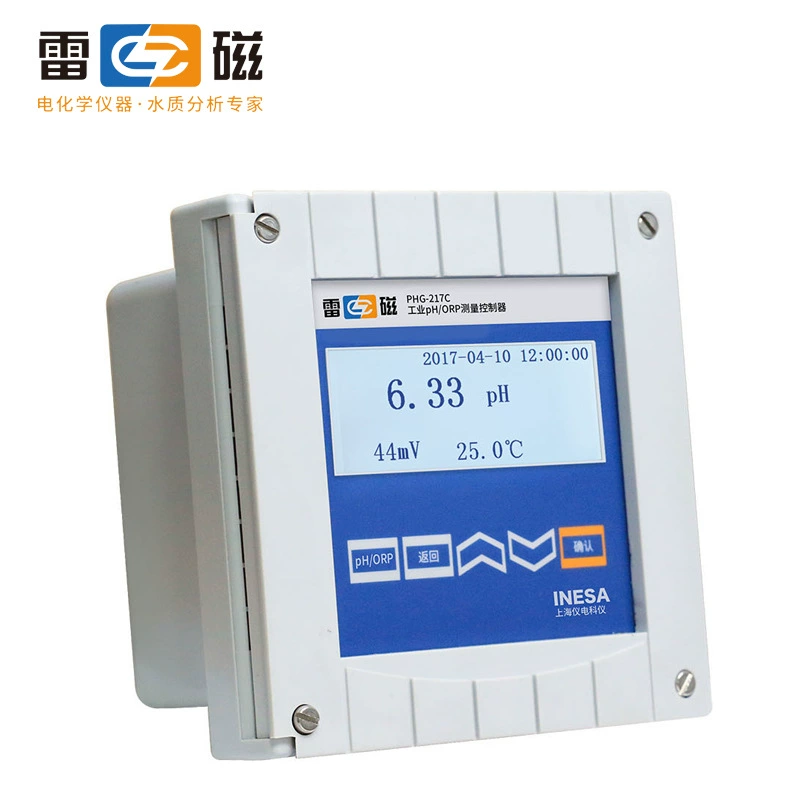 Шанхайский промышленный контроллер измерения pH/ОВП типа Leici PHG-217C