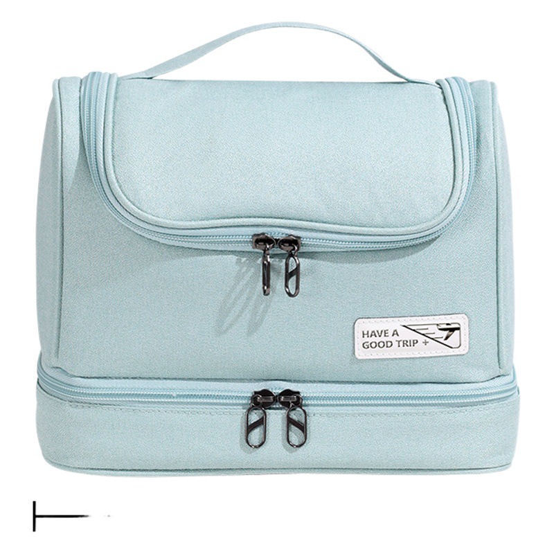 Nuevo estilo silencioso viento húmedo y seco separación bolsa de almacenamiento bolsa de lavado de viaje cosméticos bolsa de almacenamiento portátil bolsa de cosméticos al por mayor