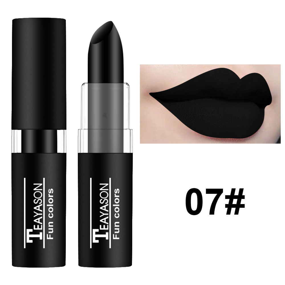 Retro Halloween Lipstick For Creative Makeup Dark Nude Olive Black_voghion.com