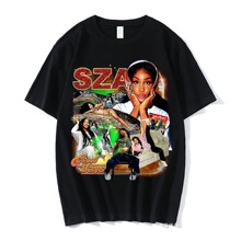 SZA Good Days Graphics T-shirt Hip Hop Rapper 90s Vintage T