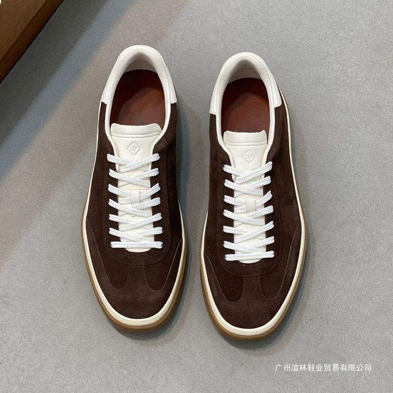 Men's Shoes Casual Sports Shoes 2025 Spring and Summer New Thick-Soled White Shoes Versatile Moral Training Shoes Tennis Shoes Sneakers