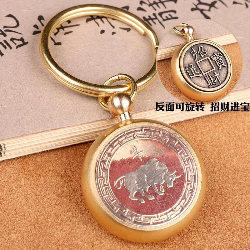 Подарочная бронзовая бусина на день рождения к charm, ручка, браслет на руку, брелок, кулон, срачхан, китайский гороскоп