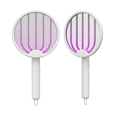 USB Charging Electric Mosquito Swatter 2-in-1 Foldable Silent Mosquito Killer Light Wall Mounted Mosquito Catcher Lamp Home Outdoor Mosquito Killer