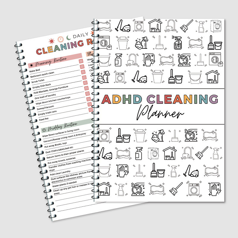 Cross-border New ADHD CLEANING Household Cleaning Schedule Annual Cleaning List Plan This in stock