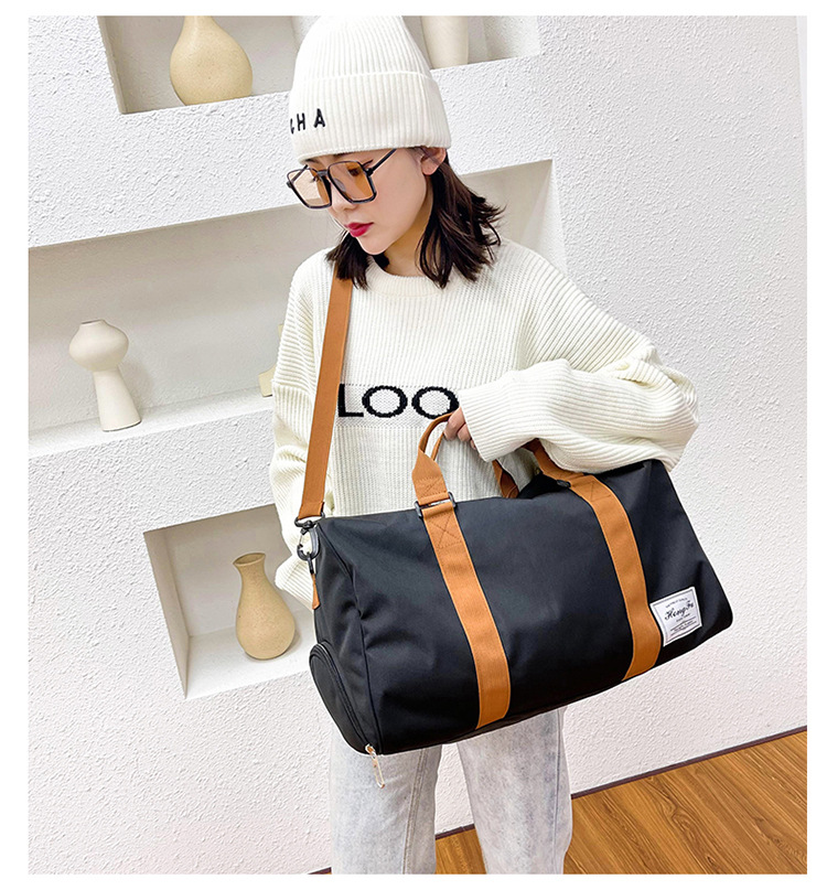 Dry wet separation luggage bag, men's fitness bag, leisure sports travel bag, handbag_voghion.com