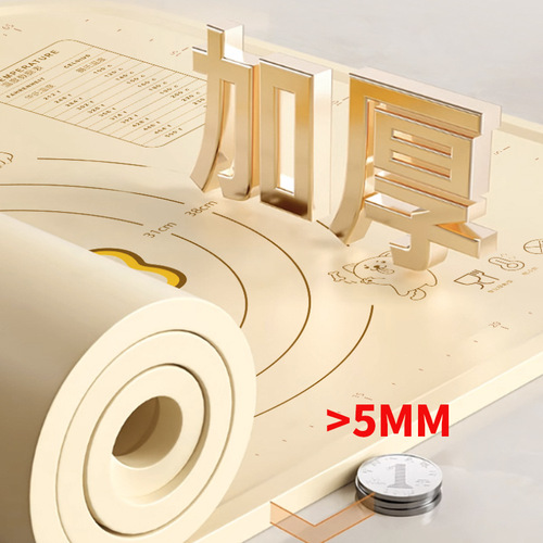 Silicone mat household rolling mat and dough mat large kneading mat food grade silicone panel baking rolling mat
