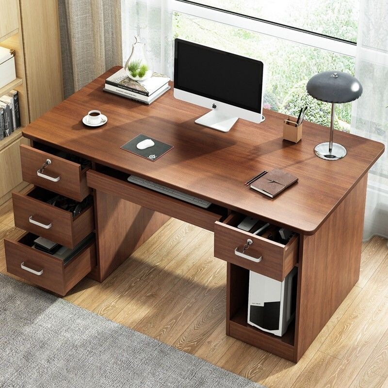 Office desk, desktop computer table, bedroom workbench, writing desk with drawers, staff desk, boss desk, wholesale price Office desk, desktop computer table, bedroom workbench, writing desk with drawers, staff desk, boss desk, wholesale price